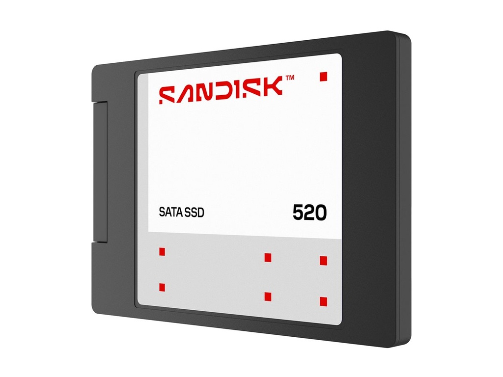 SanDisk 520 - SSD - 4 TB - intern - 2.5" (6.4 cm)