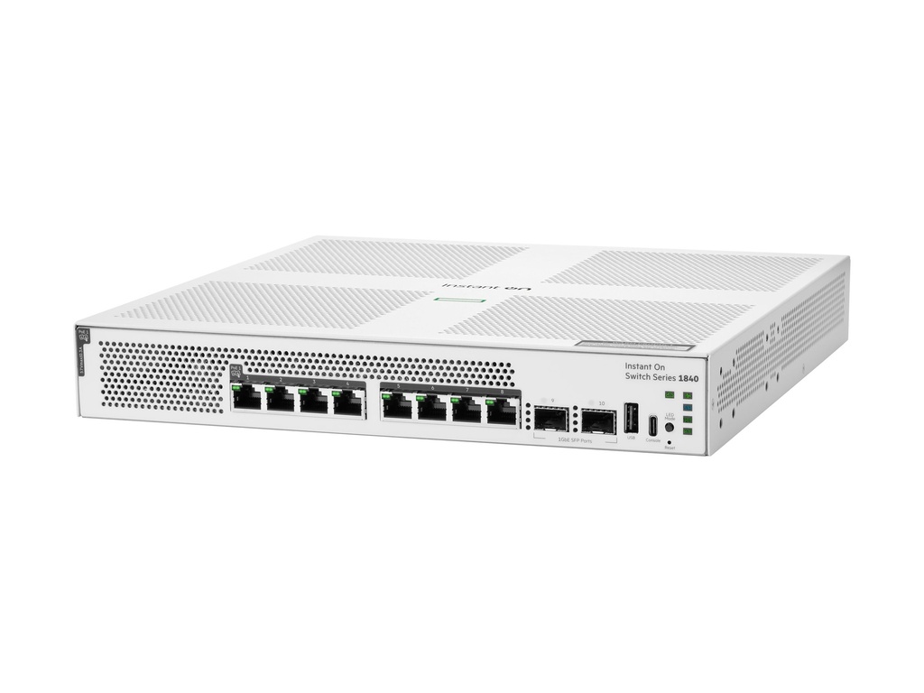 [S5E27A#ABB] HPE Networking Instant On 1840 - Switch - 8 x 10/100/1000 (PoE)