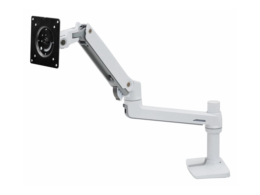 Ergotron LX - Befestigungskit (Gelenkarm, Stange, Unterbau, C-Klemme) - Konstante Krafttechnologie - für LCD-Display - Aluminium, Stahl - weiß - Bildschirmgröße: bis zu 81,3 cm (bis zu 32 Zoll)