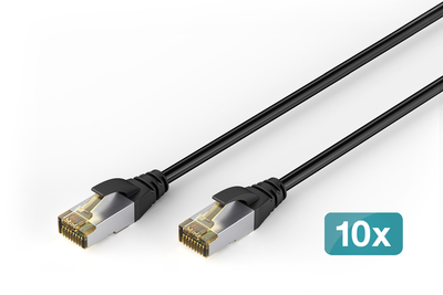 [DK-1644-A-030-OD-10] DIGITUS CAT 6A S/FTP Outdoor-Patchkabel, 3 m, PE, 10 Stück