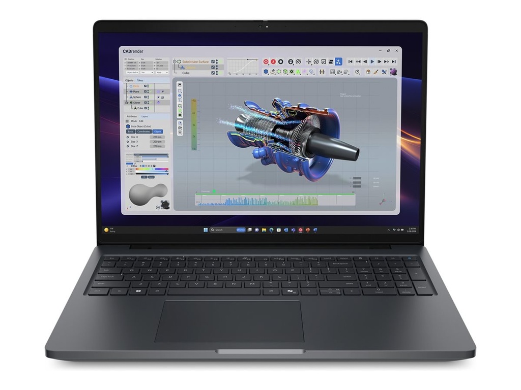 Dell Pro Precision 5 16 PW516261 - Intel Core Ultra 9 386H / 2.1 GHz - vPro Enterprise - Win 11 Pro - RTX PRO 2000 Blackwell - 64 GB RAM - 1 TB SSD Performance, SED, NVMe - 40.646 cm (16")