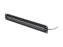 StarTech.com Startech - Durchgangspatchpanel - mit Kabelmanagement-Stange, Inline-Kupplungen - Rack montierbar - CAT 6a - STP - RJ-45 X 24 - schwarz & silber - 1U - 48.3 cm (19")