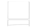 Zebra Z-Perform 1000D - Papier - permanenter Acrylklebstoff - unbeschichtet - perforiert - 6,2 mil - weiß - 69.85 x 57.15 mm 1000 Etikett(en) (1 Rolle(n)