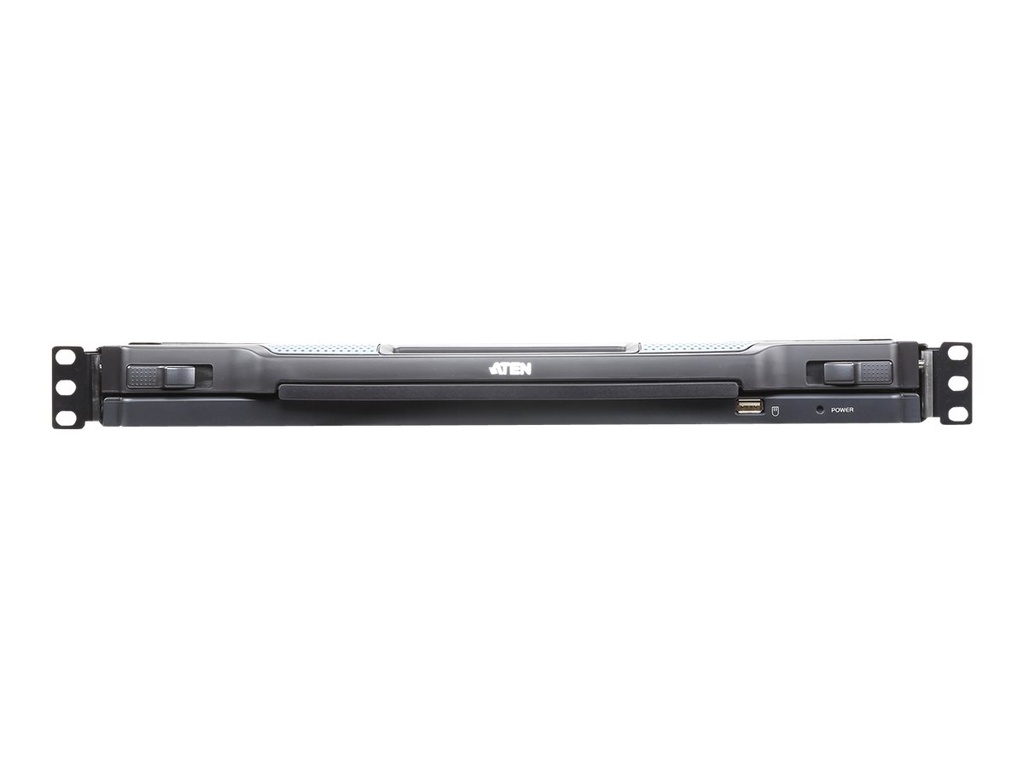 ATEN Slideaway CL5708IN - KVM-Konsole mit KVM-Switch - 8 Anschlüsse - PS/2, USB - britisch - 48.3 cm (19")