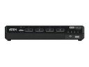 ATEN CS1184DPH4 - KVM-/Audio-Switch - 5K, DisplayPort/HDMI Single/Dual Display, Universal, Secure