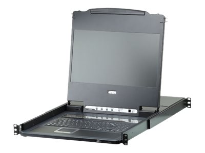ATEN CL6708MW - KVM-Konsole mit KVM-Switch - 8 Anschlüsse - USB - Französisch - 43.9 cm (17.3")