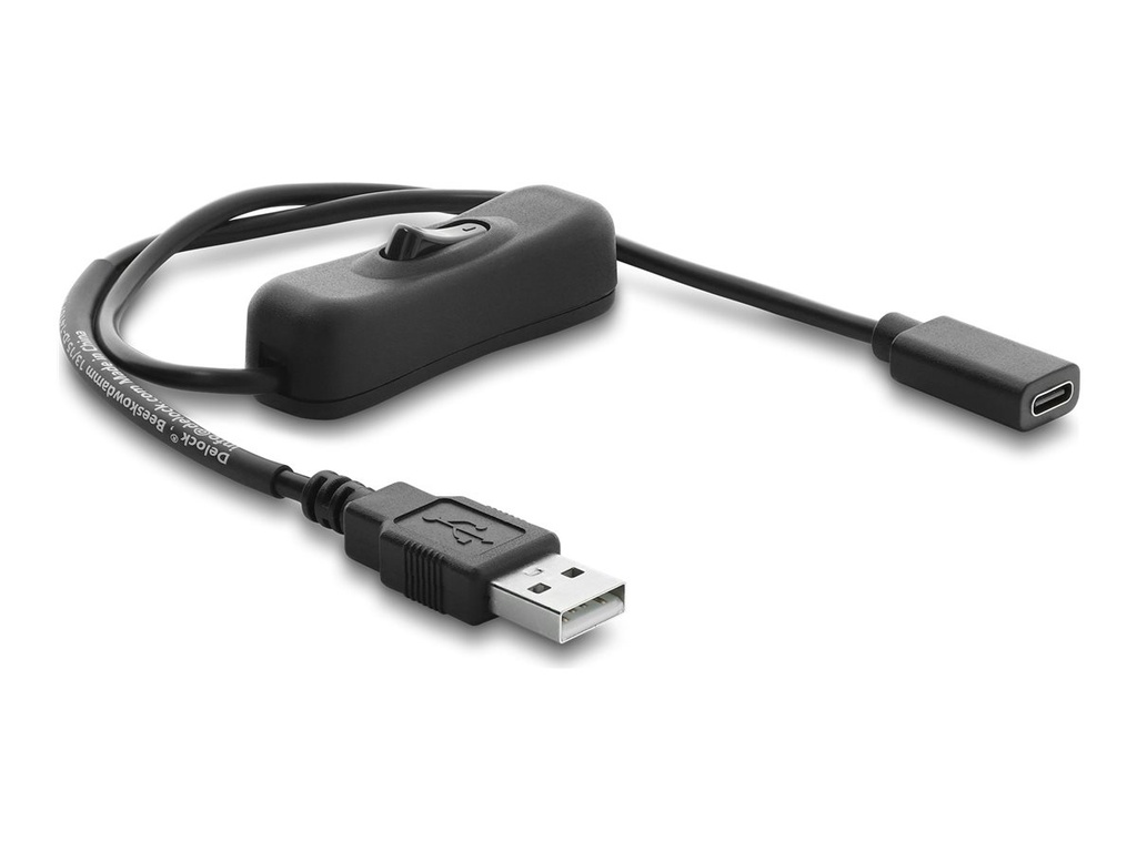Delock Stromkabel - USB (M) zu USB-C (W) - 5 V