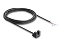 Delock Lichtschranke - forked, 5 mm, Type L, with 4 x open cable ends, NPN, L/D switchable, 2 m