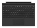 Microsoft Surface Pro Type Cover (M1725) - Tastatur - mit Trackpad, Beschleunigungsmesser - Deutsch - Schwarz - für Surface Pro (Mitte 2017)