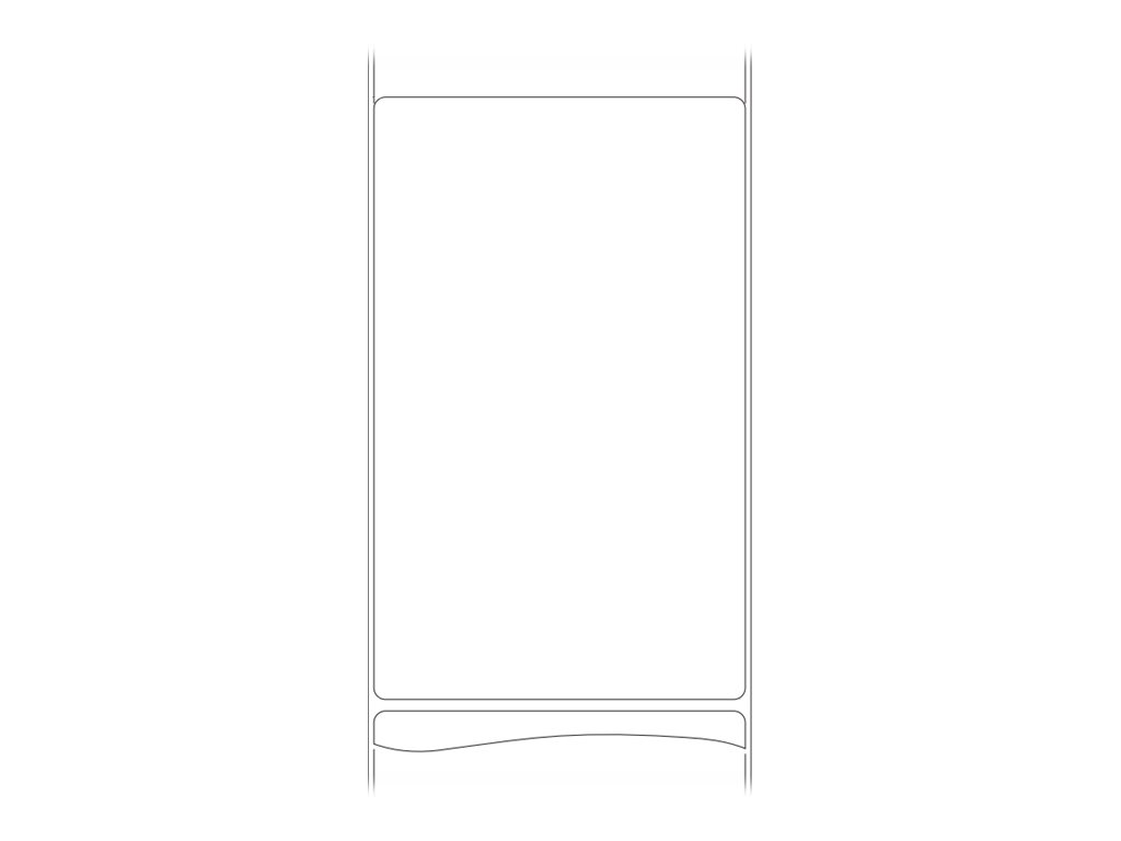 Zebra Z-Ultimate 3000T - Polyester - glänzend - permanenter Acrylklebstoff - beschichtet - 5,8 mil - weiß - 101.6 x 165.1 mm 1080 Etikett(en) (1 Rolle(n)