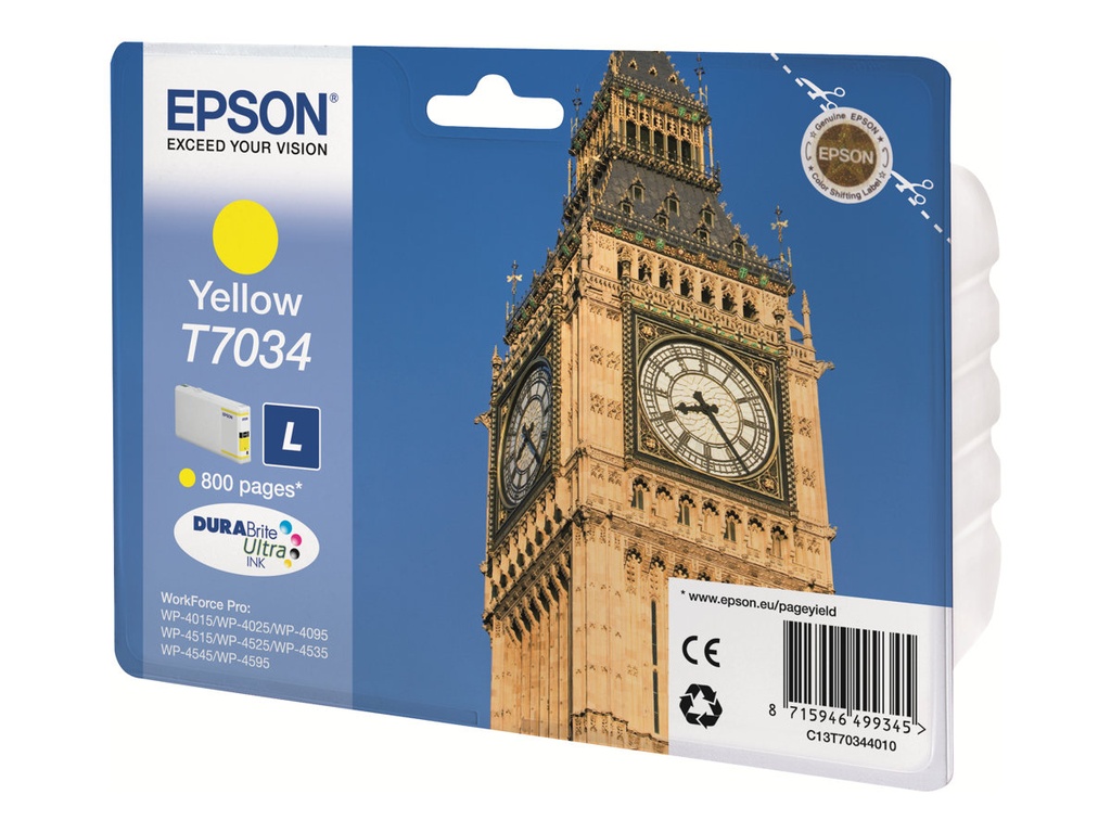 Epson T7034 - 9.6 ml - L-Größe - Gelb - original