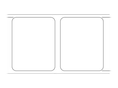 Zebra Z-Ultimate 3000T - Polyester - permanenter Klebstoff - beschichtet - weiß - 30 x 24 mm 6861 Etikett(en) (1 Rolle(n)