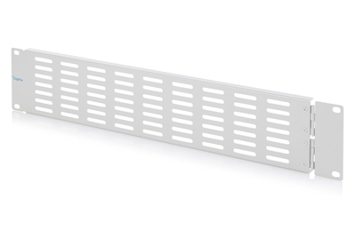 DIGITUS Blindabdeckung mit Lüftungsgitter und Scharnier für 482,6 mm (19")-Schränke