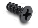 Delock Schrauben-Kit - M4 x 10 mm - Schwarz (Packung mit 50)