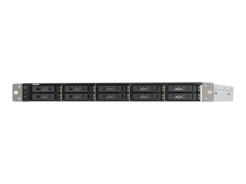 QNAP TS-h1090FU - NAS-Server - 10 Schächte - Rack - einbaufähig - SATA 6Gb/s / PCIe 4.0 x4 (NVMe)
