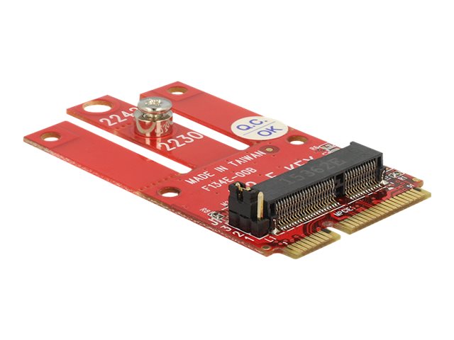 Delock Adapter Mini PCIe > M.2 Key E slot - Interne