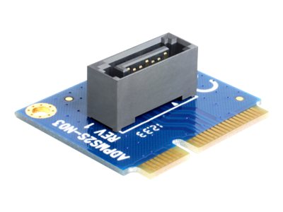 Delock MiniPCIe Converter mSATA half size > 1 x SATA 7 pin female