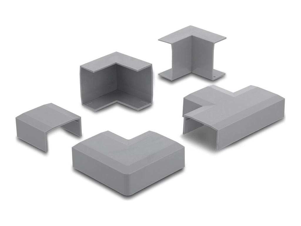 [22110] Delock Kabelkanalverbinder-Set - for 40 x 19 mm, 5 pcs