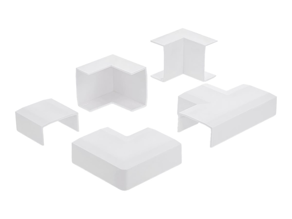Delock Kabelkanalverbinder-Set - for 40 x 19 mm, 5 pcs
