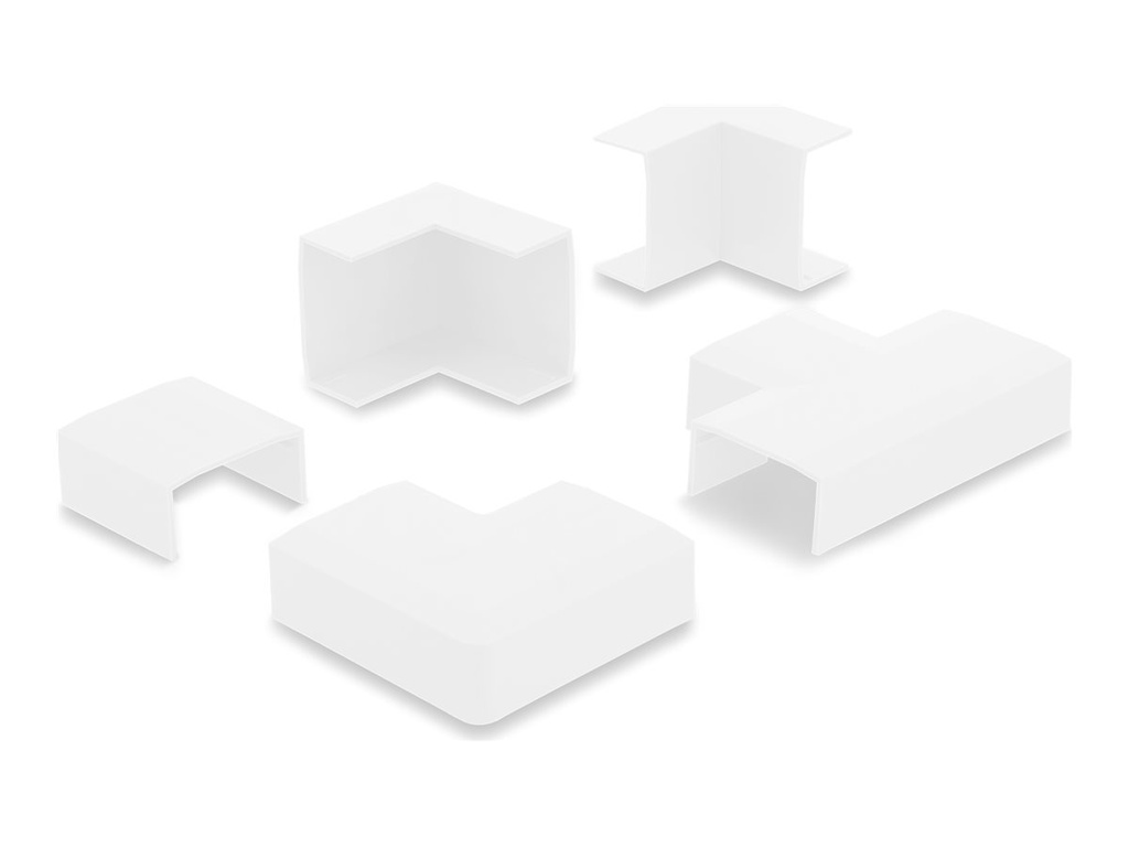 [22093] Delock Kabelkanal-Verbindungsstück - für Kabelkanal 30 x 14 mm - weiß (Packung mit 5)