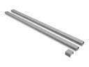 Delock Kabelkanal - self-adhesive, with sliding cover, 40 x 19 mm, including connector length - 1 m - Grau (Packung mit 2)