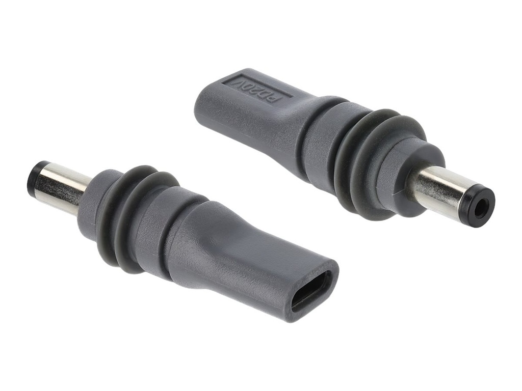 [91827] Delock Netzteil - USB-C (W) zu DC-Anschluss 5,5 mm x 2,1 mm (M)