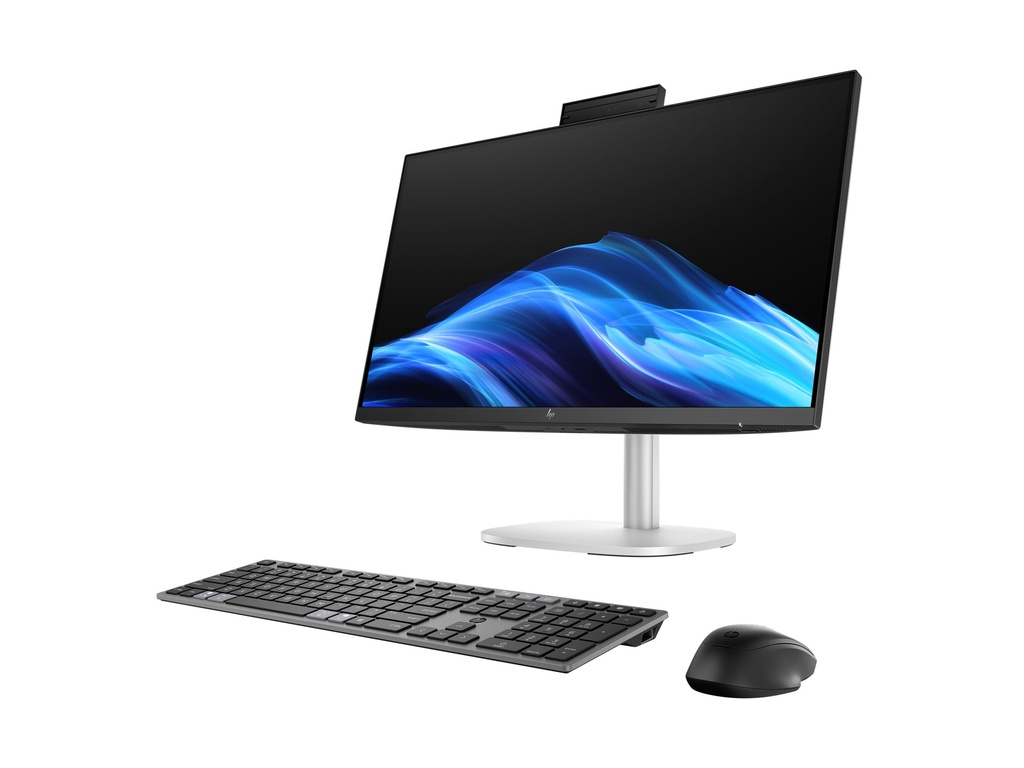HP EliteStudio 8 G1i AI - All-in-One (Komplettlösung) - Core Ultra 5 235 / 3.4 GHz - vPro Enterprise - RAM 16 GB - SSD 512 GB - NVMe - Intel Graphics - 1GbE, Wi-Fi 6, Wi-Fi 7, Bluetooth - WLAN: 802.11a/b/g/n/ac/ax/be, Bluetooth 5.4 - Win 11 Pro - Monitor: LED 60.5 cm (23.8")