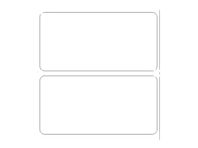 Zebra Z-Ultimate 3000T - Polyester - glänzend - permanenter Acrylklebstoff - beschichtet - 5,8 mil - weiß - 76.2 x 38.1 mm 2000 Etikett(en) (1 Rolle(n)