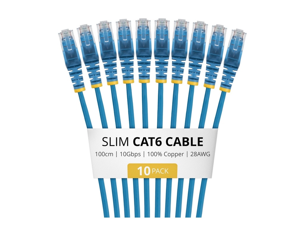 [N6PAT100CMBLS10PK] StarTech.com Startech - Patch-Kabel - RJ-45 (M) zu RJ-45 (M)