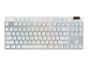 Logitech G PRO X TKL - Tastatur - hintergrundbeleuchtet - kabellos - 2.4 GHz, Bluetooth - QWERTY - Nordisch (Dänisch/Finnisch/Norwegisch/Schwedisch)