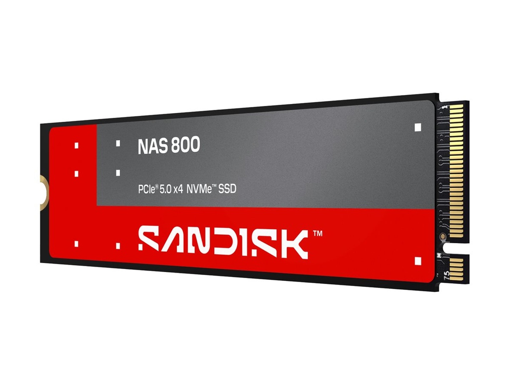 SanDisk NAS 800 - SSD - verschlüsselt - 7.68 TB - intern - M.2 2280 D5-M (M.2 2280 D5-M)