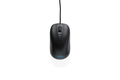 DIGITUS CM10, kabelgebundene 3-Tasten Maus, mit Scrollrad, 1,9 m Kabellänge, 1000 DPI