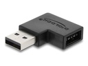 Delock USB-Adapter - USB (M) zu USB (W) links gewinkelt