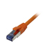 Synergy 21 Patchkabel RJ45, CAT6A 500Mhz, 0,25m, orange, S-STP(S/FTP), AWG27, LSZH, - geflecht/Adernpaarefolien-geschirmt - Halogenfrei