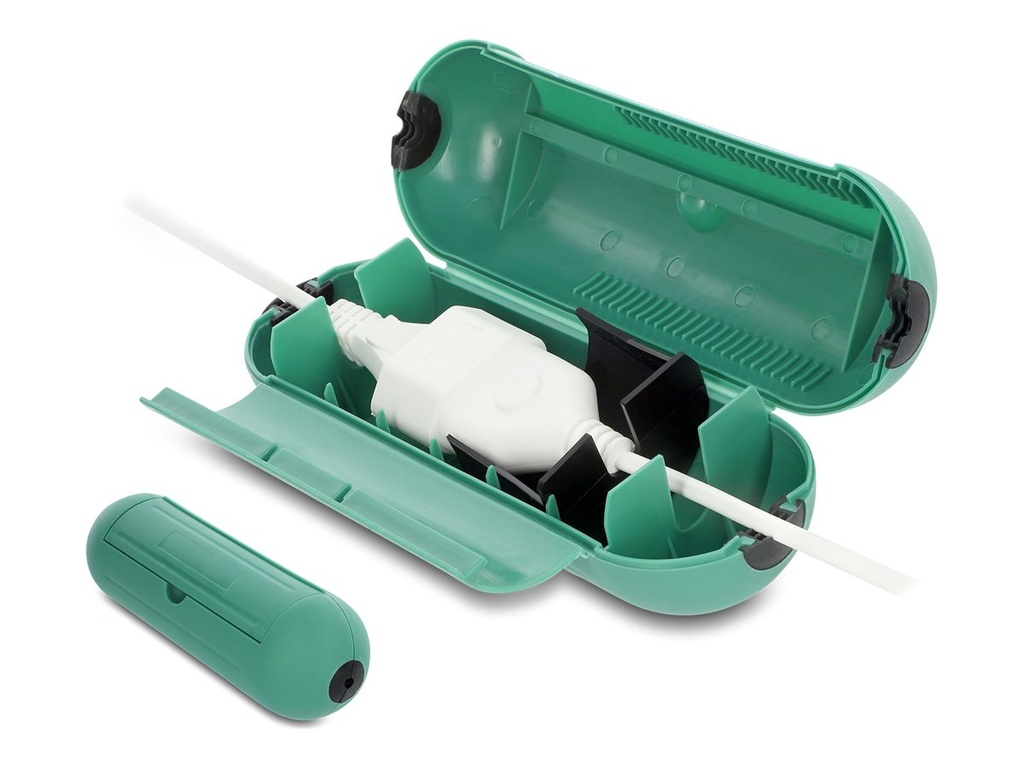 Delock Anschlusspunkt-Schutzbox - for cable connections, IP44, with hanging hook