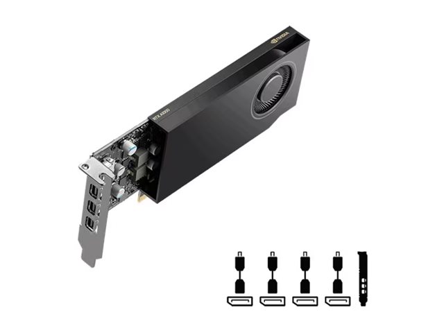 [490-BKQJ] Dell NVIDIA RTX A1000 - Grafikkarte - RTX A1000 - 8 GB GDDR6