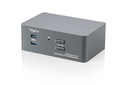 DIGITUS KVM-Switch, 2-Port, Dual-Display, 4K, HDMI/DisplayPort