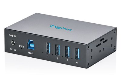 DIGITUS USB 3.2 Gen 1 Industrial Hub, 4-Port