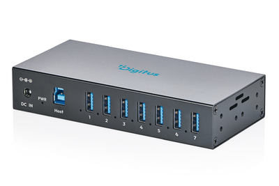 DIGITUS USB 3.2 Gen 1 Industrial Hub, 7-Port