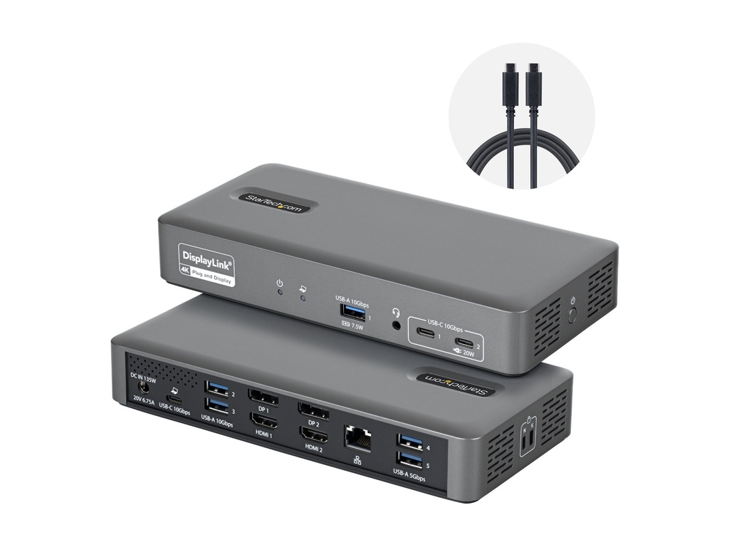 [194UE-USBC-SMARTDOCK] StarTech.com Startech - Dockingstation - USB-C 3.2 Gen 2