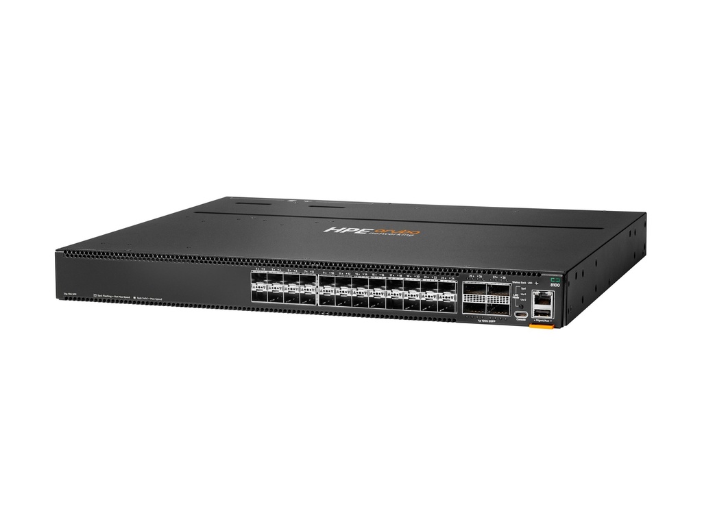 HPE Aruba Networking CX 8100 24p SFP+ 25G 4p QSFP28 100G