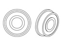 HONEYWELL Geflanschtes Lager (Packung