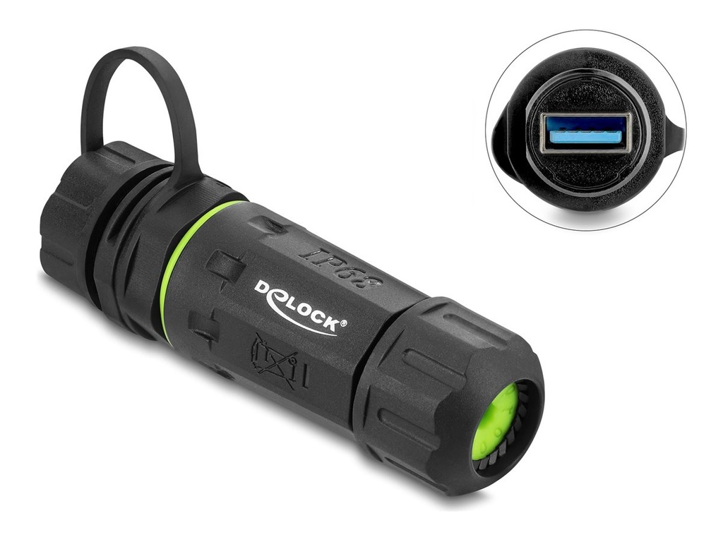 [91843] Delock USB-A Kupplung - USB Typ A (W) zu USB Typ A (W)