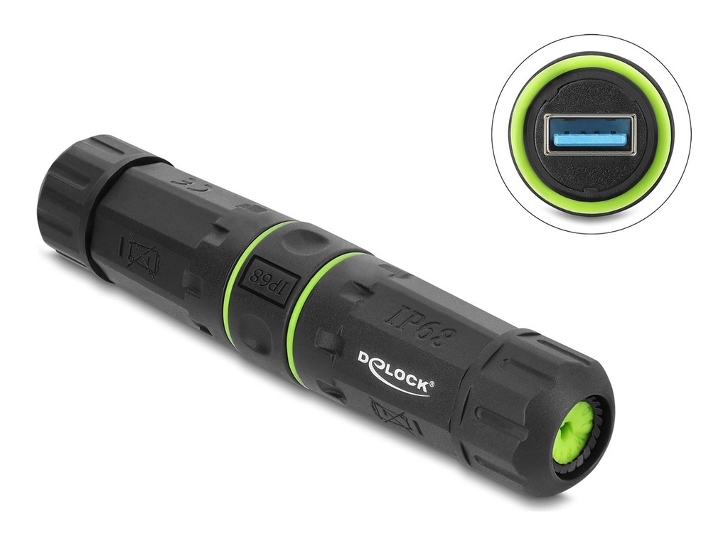 [91842] Delock USB-A Kupplung - USB Typ A (W) zu USB Typ A (W)