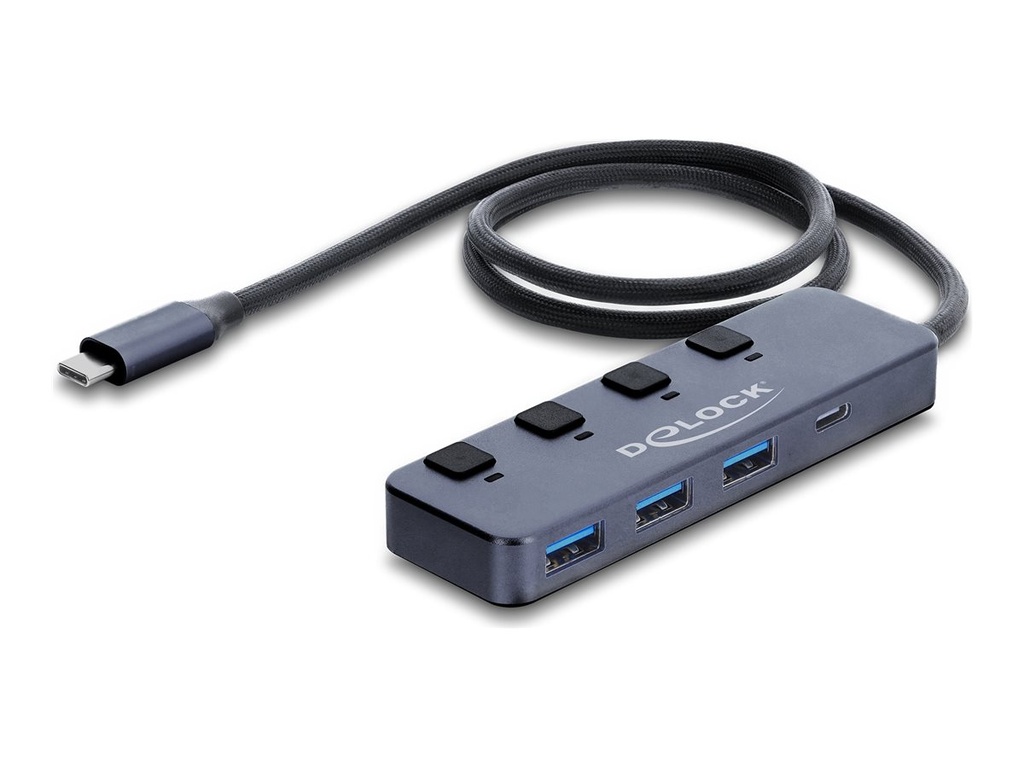 Delock Hub - 3 x USB 3.2 Gen 2 + 1 x USB-C 3.2 Gen 2