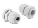 Delock Kabelverschraubung - M16 x 1.5 mm - RAL 7035, Grau (Packung mit 10)
