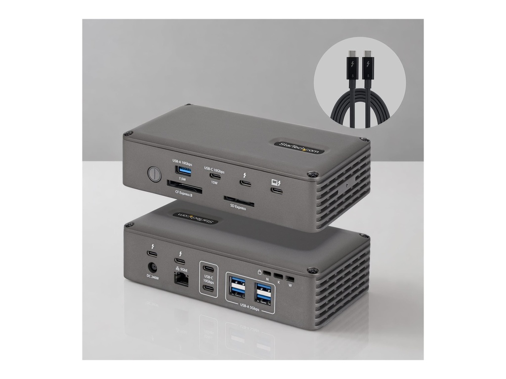 [183UE-TB5USB4DOCK] StarTech.com Startech - Dockingstation - für Laptop - Thunderbolt 5