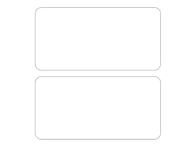 Zebra Z-Ultimate 3000T - Polyester - permanenter Klebstoff - beschichtet - weiß - 63.5 x 31.8 mm 2100 Etikett(en) (1 Rolle(n)