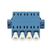 Synergy 21 LWL-Kupplung LC-Buchse/LC-Buchse 9/125u Singlemode OS2 blau Quad PVC mit - Single- bzw. Monomode-Faser