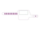 Zebra Z-Band Fusion - Polypropylen (PP) - Klebstoff - weiß - 41.4 x 19.05 mm 1000 Stck. (5 Rolle(n)